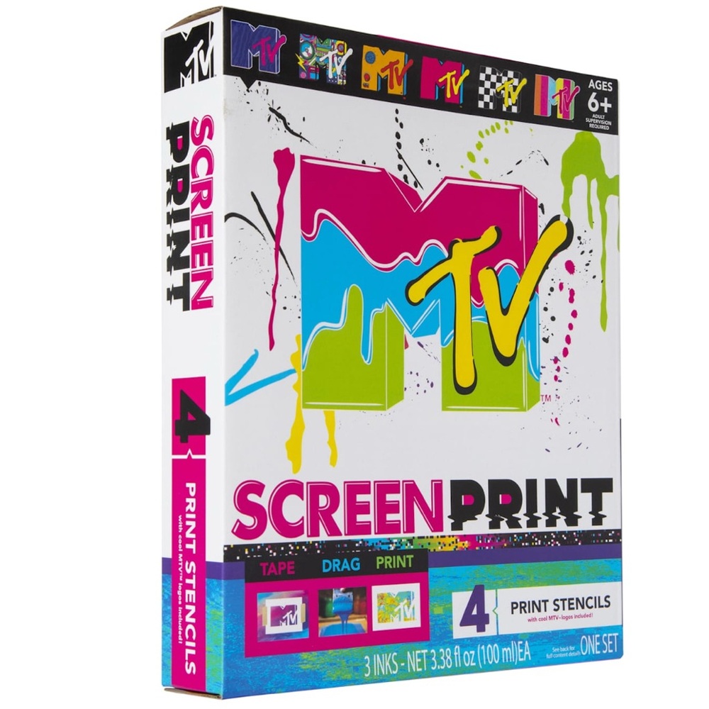 MTV screen print kit